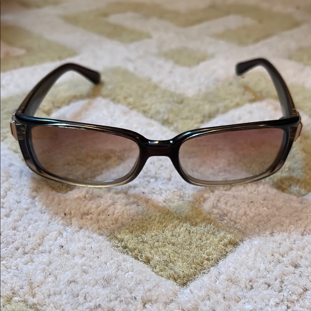 Versace brown beige gradient sunglasses